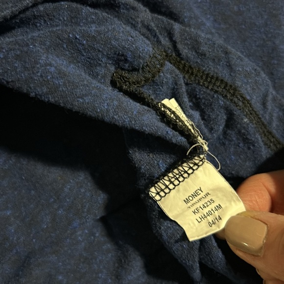 Vintage Y2K Hoodie Colour Block shirt - Picture 8 of 8